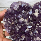 Extra Quality Amethyst Heart Geode, metal & wood stand, 13" Tall & 7 lbs #5463-0182 by Brazil Gems - Brazil GemsBrazil GemsExtra Quality Amethyst Heart Geode, metal & wood stand, 13" Tall & 7 lbs #5463-0182 by Brazil GemsHearts5463-0182