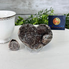 Extra Quality Amethyst Heart Geode on an Acrylic Stand 0.52 lbs & 2.3" Tall #5462-0087 by Brazil Gems - Brazil GemsBrazil GemsExtra Quality Amethyst Heart Geode on an Acrylic Stand 0.52 lbs & 2.3" Tall #5462-0087 by Brazil GemsHearts5462-0087