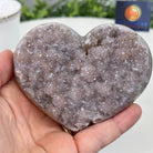 Extra Quality Amethyst Heart Geode on an Acrylic Stand, 0.91 lbs & 2.7" Tall #5462-0051 by Brazil Gems - Brazil GemsBrazil GemsExtra Quality Amethyst Heart Geode on an Acrylic Stand, 0.91 lbs & 2.7" Tall #5462-0051 by Brazil GemsHearts5462-0051