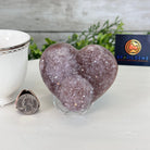 Extra Quality Amethyst Heart Geode on an Acrylic Stand, 1 lbs & 2.8" Tall #5462-0054 by Brazil Gems - Brazil GemsBrazil GemsExtra Quality Amethyst Heart Geode on an Acrylic Stand, 1 lbs & 2.8" Tall #5462-0054 by Brazil GemsHearts5462-0054