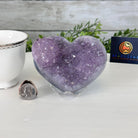 Extra Quality Amethyst Heart Geode on an Acrylic Stand 1.65 lbs & 3.25" Tall #5462-0098 by Brazil Gems - Brazil GemsBrazil GemsExtra Quality Amethyst Heart Geode on an Acrylic Stand 1.65 lbs & 3.25" Tall #5462-0098 by Brazil GemsHearts5462-0098