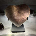 Extra Quality Amethyst Heart Geode w/ metal stand, 0.9 lbs & 3.6" Tall #5463-0240 by Brazil Gems - Brazil GemsBrazil GemsExtra Quality Amethyst Heart Geode w/ metal stand, 0.9 lbs & 3.6" Tall #5463-0240 by Brazil GemsHearts5463-0240