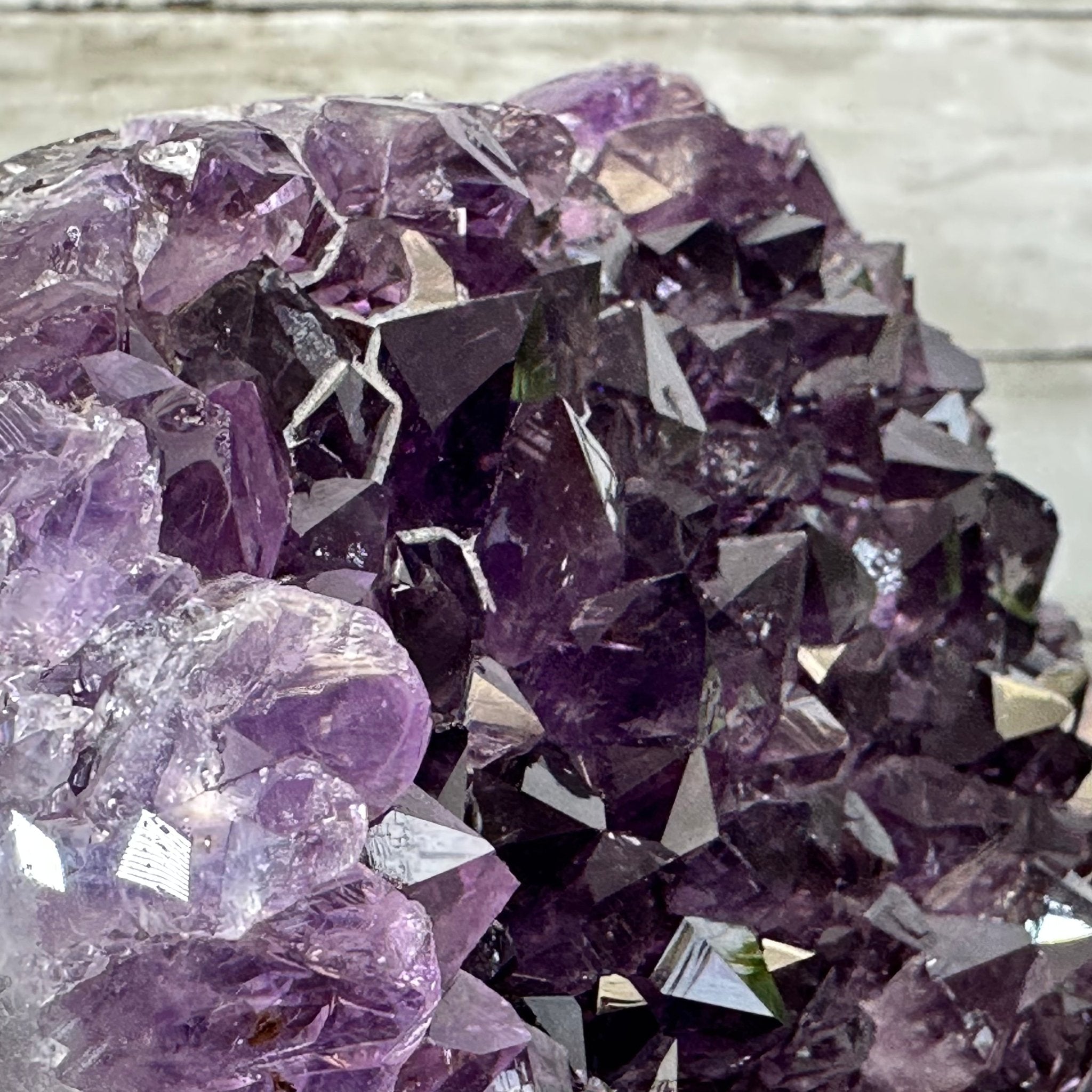 Extra Quality Amethyst Heart Geode w/ metal stand, 2.6 lbs & 5.5" Tall #5463-0274 by Brazil Gems - Brazil GemsBrazil GemsExtra Quality Amethyst Heart Geode w/ metal stand, 2.6 lbs & 5.5" Tall #5463-0274 by Brazil GemsHearts5463-0274