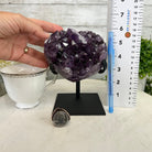 Extra Quality Amethyst Heart Geode w/ metal stand, 3.1 lbs & 5.8" Tall #5463-0278 by Brazil Gems - Brazil GemsBrazil GemsExtra Quality Amethyst Heart Geode w/ metal stand, 3.1 lbs & 5.8" Tall #5463-0278 by Brazil GemsHearts5463-0278