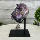 Extra Quality Amethyst Heart Geode w/ metal stand, 3.1 lbs & 5.8" Tall #5463-0278 by Brazil Gems - Brazil GemsBrazil GemsExtra Quality Amethyst Heart Geode w/ metal stand, 3.1 lbs & 5.8" Tall #5463-0278 by Brazil GemsHearts5463-0278