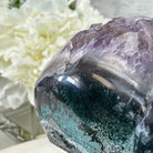 Extra Quality Amethyst Heart Geode w/ metal stand, 3.1 lbs & 5.8" Tall #5463-0278 by Brazil Gems - Brazil GemsBrazil GemsExtra Quality Amethyst Heart Geode w/ metal stand, 3.1 lbs & 5.8" Tall #5463-0278 by Brazil GemsHearts5463-0278