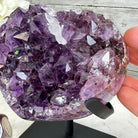 Extra Quality Amethyst Heart Geode w/ metal stand, 3.1 lbs & 5.8" Tall #5463-0278 by Brazil Gems - Brazil GemsBrazil GemsExtra Quality Amethyst Heart Geode w/ metal stand, 3.1 lbs & 5.8" Tall #5463-0278 by Brazil GemsHearts5463-0278