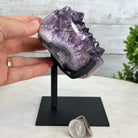 Extra Quality Amethyst Heart Geode w/ metal stand, 3.1 lbs & 5.8" Tall #5463-0278 by Brazil Gems - Brazil GemsBrazil GemsExtra Quality Amethyst Heart Geode w/ metal stand, 3.1 lbs & 5.8" Tall #5463-0278 by Brazil GemsHearts5463-0278