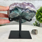 Extra Quality Amethyst Heart Geode w/ metal stand, 3.1 lbs & 5.8" Tall #5463-0278 by Brazil Gems - Brazil GemsBrazil GemsExtra Quality Amethyst Heart Geode w/ metal stand, 3.1 lbs & 5.8" Tall #5463-0278 by Brazil GemsHearts5463-0278