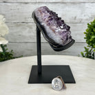 Extra Quality Amethyst Heart Geode w/ metal stand, 3.5 lbs & 6.5" Tall #5463-0281 by Brazil Gems - Brazil GemsBrazil GemsExtra Quality Amethyst Heart Geode w/ metal stand, 3.5 lbs & 6.5" Tall #5463-0281 by Brazil GemsHearts5463-0281