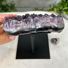 Extra Quality Amethyst Heart Geode w/ metal stand, 3.5 lbs & 6.5" Tall #5463-0281 by Brazil Gems - Brazil GemsBrazil GemsExtra Quality Amethyst Heart Geode w/ metal stand, 3.5 lbs & 6.5" Tall #5463-0281 by Brazil GemsHearts5463-0281
