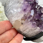 Extra Quality Amethyst Heart Geode w/ metal stand, 4.1 lbs & 6.2" Tall #5463-0285 by Brazil Gems - Brazil GemsBrazil GemsExtra Quality Amethyst Heart Geode w/ metal stand, 4.1 lbs & 6.2" Tall #5463-0285 by Brazil GemsHearts5463-0285