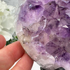 Extra Quality Amethyst Heart Geode w/ metal stand, 4.1 lbs & 6.2" Tall #5463-0285 by Brazil Gems - Brazil GemsBrazil GemsExtra Quality Amethyst Heart Geode w/ metal stand, 4.1 lbs & 6.2" Tall #5463-0285 by Brazil GemsHearts5463-0285