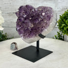 Extra Quality Amethyst Heart Geode w/ metal stand, 4.1 lbs & 6.2" Tall #5463-0285 by Brazil Gems - Brazil GemsBrazil GemsExtra Quality Amethyst Heart Geode w/ metal stand, 4.1 lbs & 6.2" Tall #5463-0285 by Brazil GemsHearts5463-0285