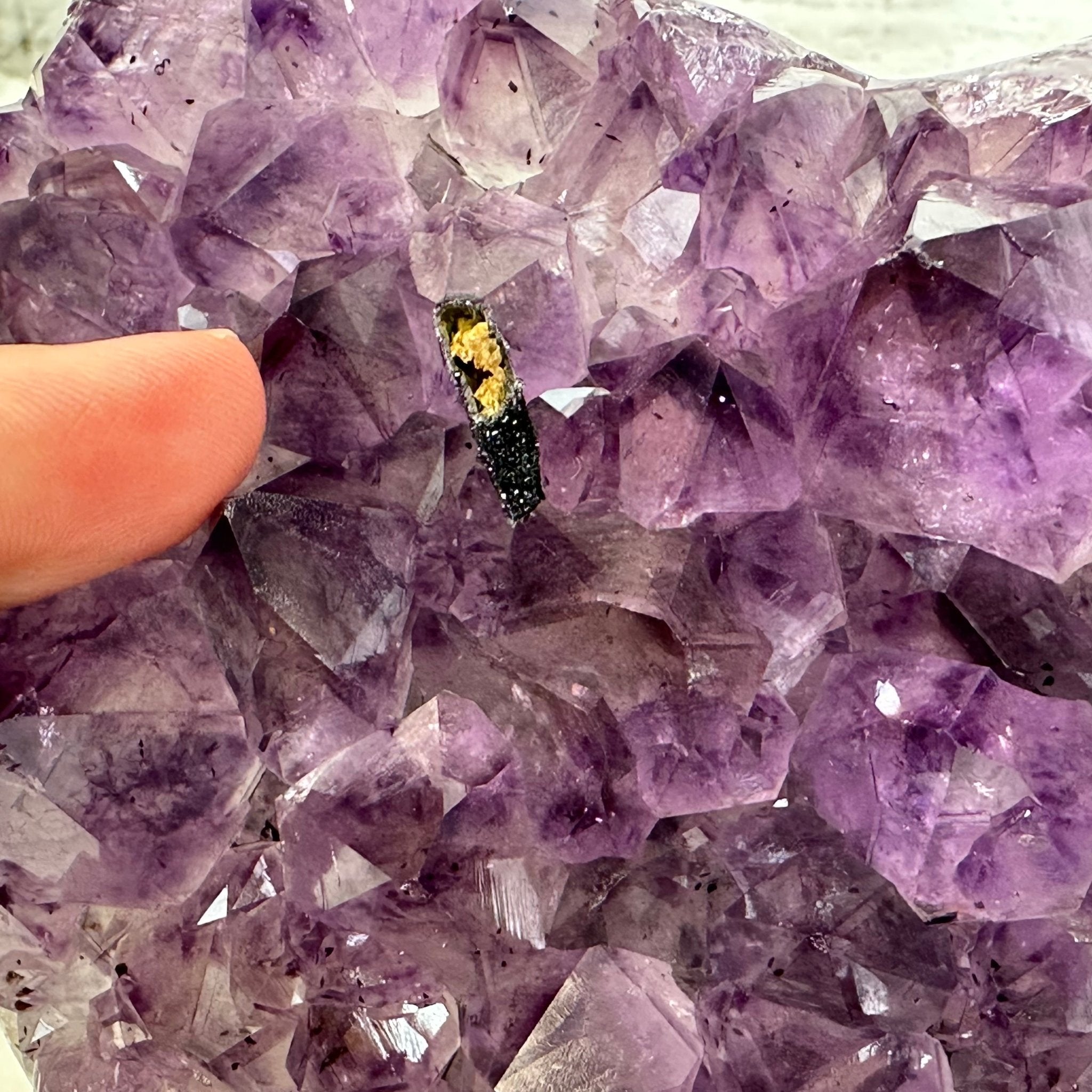 Extra Quality Amethyst Heart Geode w/ metal stand, 4.6 lbs & 6" Tall #5463-0287 by Brazil Gems - Brazil GemsBrazil GemsExtra Quality Amethyst Heart Geode w/ metal stand, 4.6 lbs & 6" Tall #5463-0287 by Brazil GemsHearts5463-0287