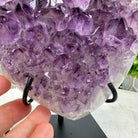 Extra Quality Amethyst Heart Geode w/ metal stand, 4.6 lbs & 6" Tall #5463-0287 by Brazil Gems - Brazil GemsBrazil GemsExtra Quality Amethyst Heart Geode w/ metal stand, 4.6 lbs & 6" Tall #5463-0287 by Brazil GemsHearts5463-0287
