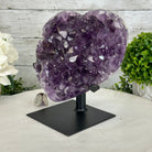 Extra Quality Amethyst Heart Geode w/ metal stand, 7.1 lbs & 8" Tall #5463-0292 - Brazil GemsBrazil GemsExtra Quality Amethyst Heart Geode w/ metal stand, 7.1 lbs & 8" Tall #5463-0292Hearts5463-0292