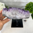 Extra Quality Amethyst Heart Geode w/ metal stand, 8.7 lbs & 8" Tall #5463-0293 - Brazil GemsBrazil GemsExtra Quality Amethyst Heart Geode w/ metal stand, 8.7 lbs & 8" Tall #5463-0293Hearts5463-0293