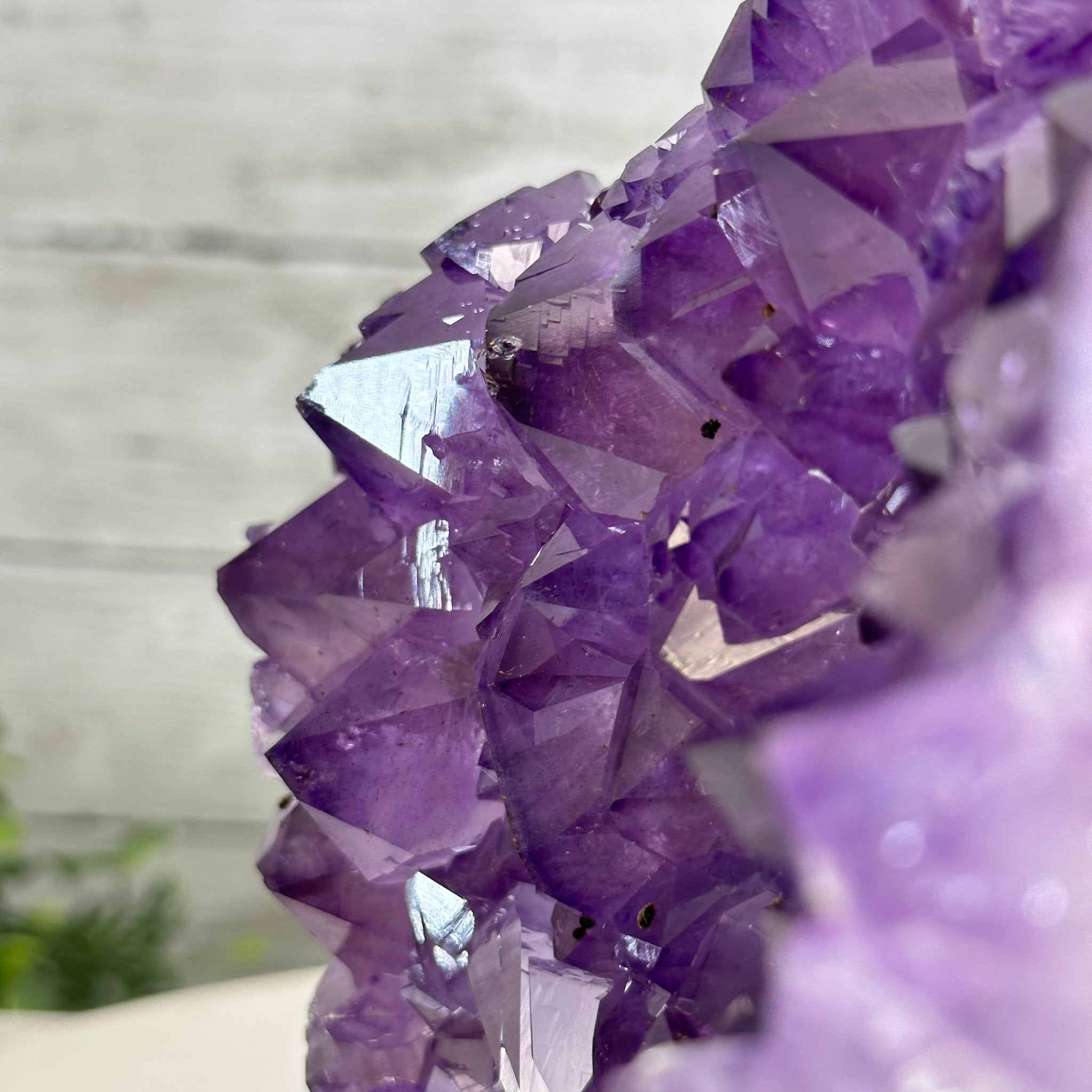 Extra Quality Amethyst Heart Geode w/ metal stand, 8.7 lbs & 8" Tall #5463-0293 - Brazil GemsBrazil GemsExtra Quality Amethyst Heart Geode w/ metal stand, 8.7 lbs & 8" Tall #5463-0293Hearts5463-0293