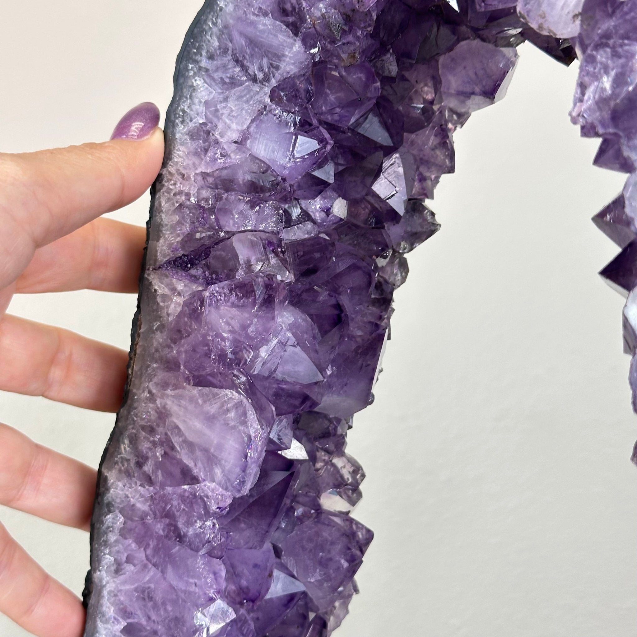 Extra Quality Amethyst Portal, 20.8 lbs & 20.1" Tall #5606 - 0125 - Brazil GemsBrazil GemsExtra Quality Amethyst Portal, 20.8 lbs & 20.1" Tall #5606 - 0125Portals on Fixed Bases5606 - 0125