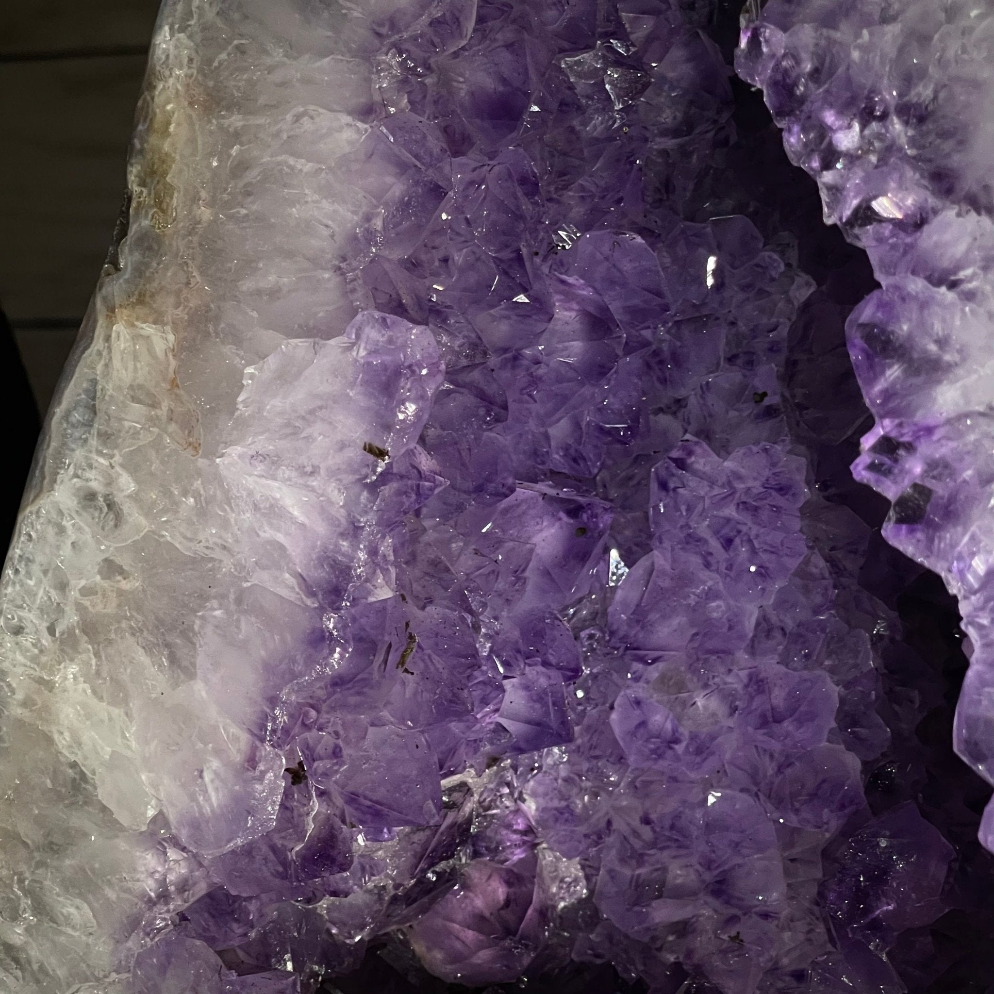 Extra Quality Amethyst Wings on a Metal Stand, 143.3 lbs, 30.5" Tall #5493-0019 - Brazil GemsBrazil GemsExtra Quality Amethyst Wings on a Metal Stand, 143.3 lbs, 30.5" Tall #5493-0019Amethyst Butterfly Wings5493-0019