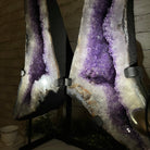 Extra Quality Amethyst Wings on a Metal Stand, 143.3 lbs, 30.5" Tall #5493-0019 - Brazil GemsBrazil GemsExtra Quality Amethyst Wings on a Metal Stand, 143.3 lbs, 30.5" Tall #5493-0019Amethyst Butterfly Wings5493-0019