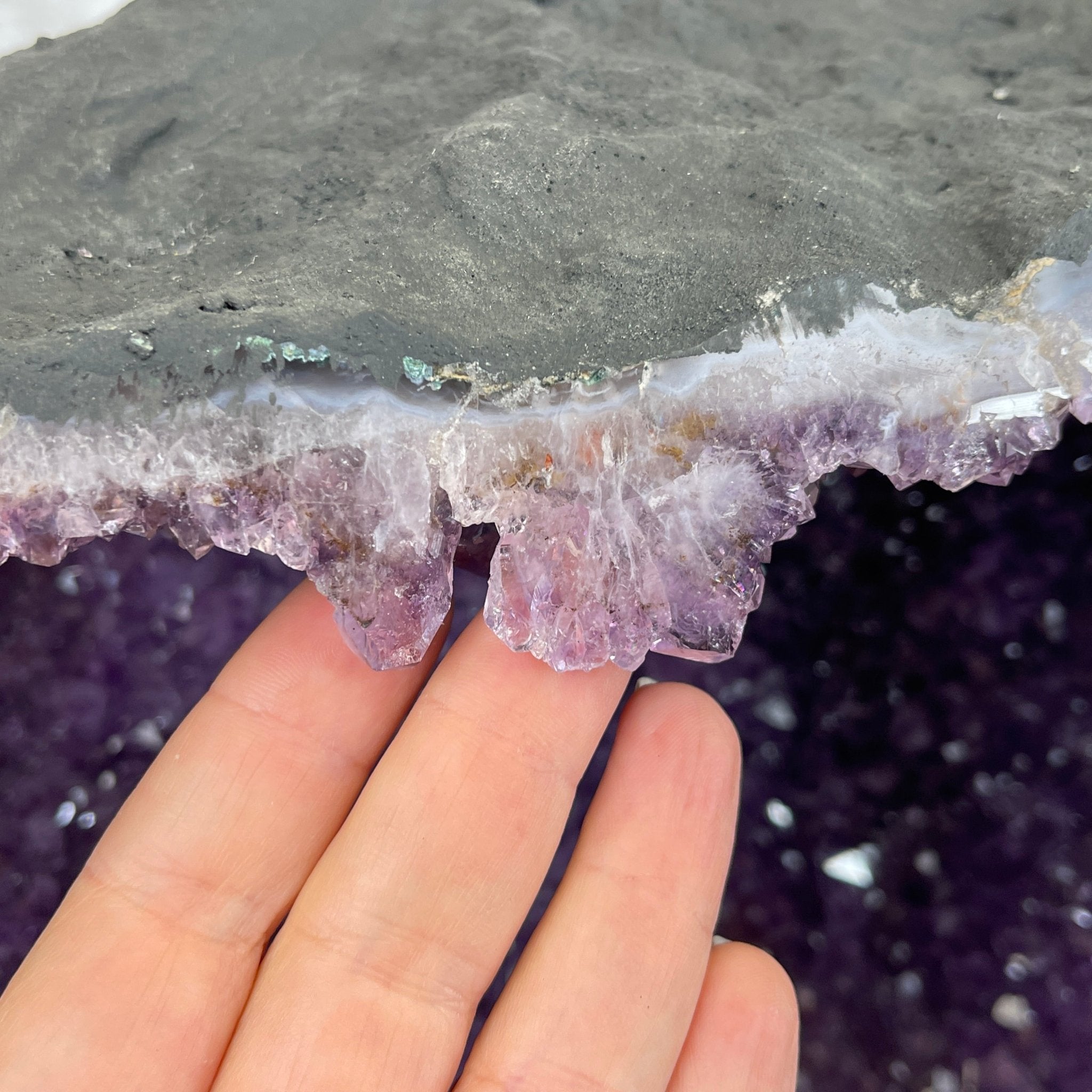 Extra Quality Brazilian Amethyst Cathedral, 102.8 lbs & 17" Tall #5601-0613 by Brazil Gems - Brazil GemsBrazil GemsExtra Quality Brazilian Amethyst Cathedral, 102.8 lbs & 17" Tall #5601-0613 by Brazil GemsCathedrals5601-0613