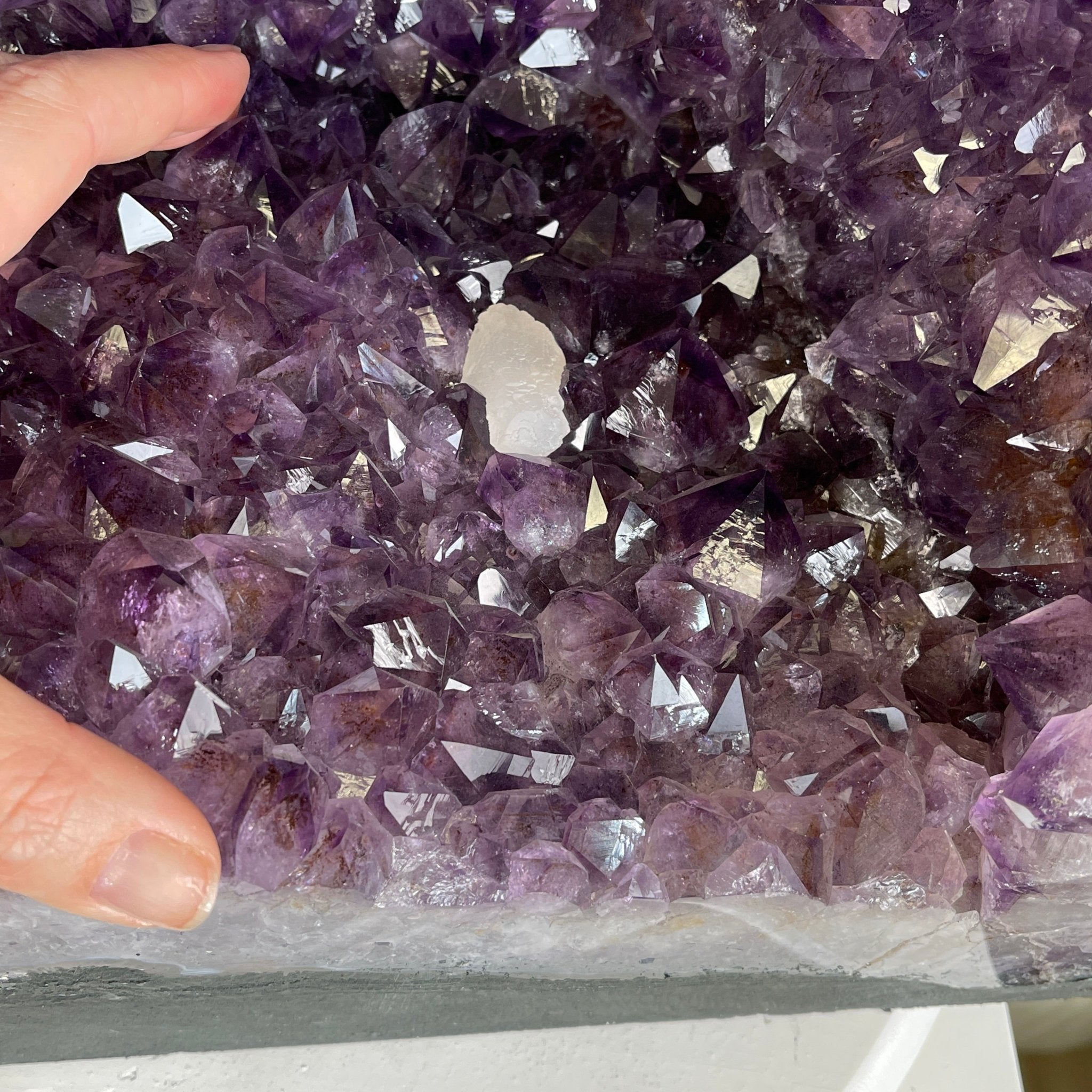 Extra Quality Brazilian Amethyst Cathedral, 102.8 lbs & 17" Tall #5601-0613 by Brazil Gems - Brazil GemsBrazil GemsExtra Quality Brazilian Amethyst Cathedral, 102.8 lbs & 17" Tall #5601-0613 by Brazil GemsCathedrals5601-0613