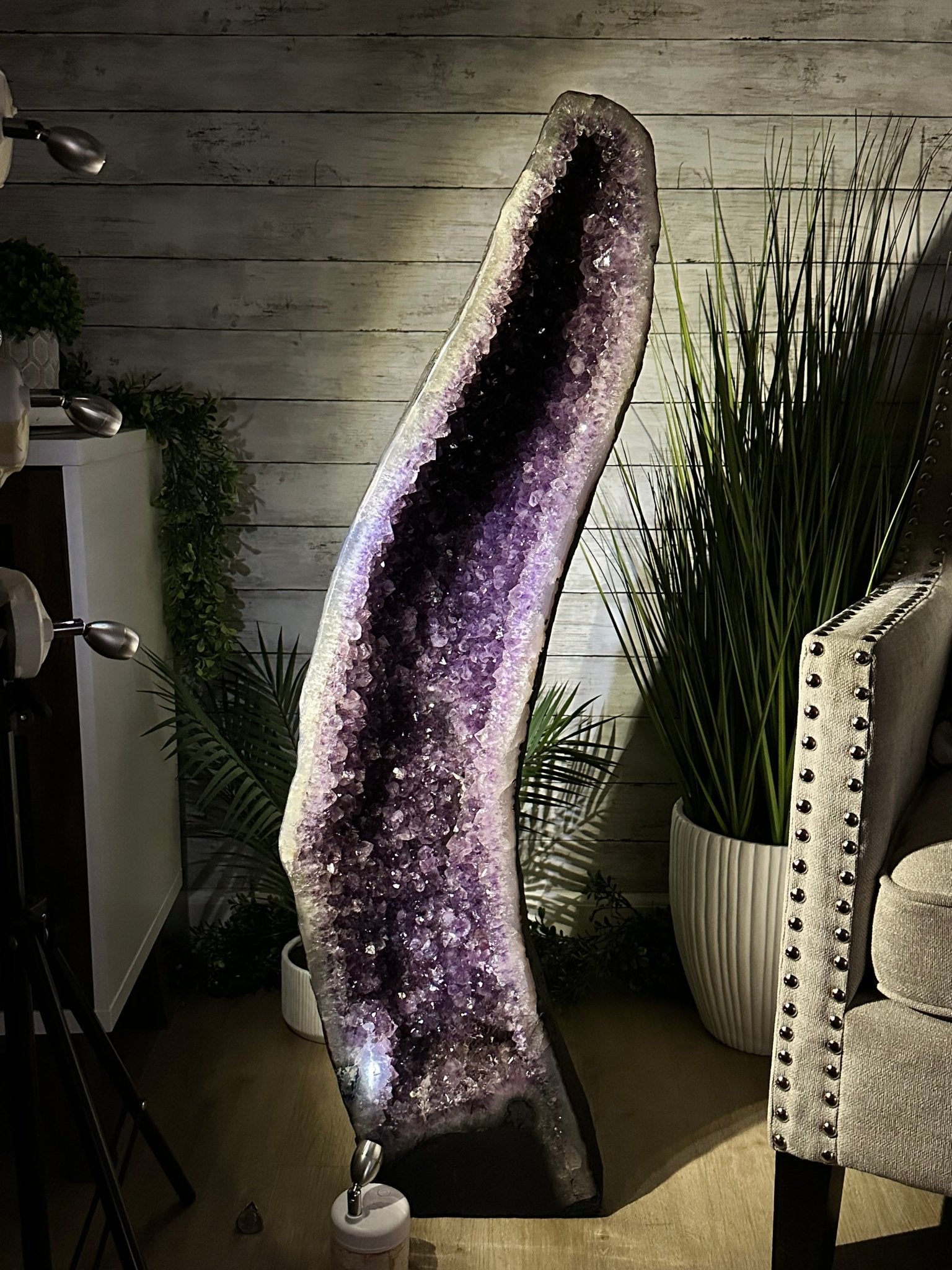 Extra Quality Brazilian Amethyst Cathedral, 103.6 lbs & 43" Tall, Model #5601-1212 by Brazil Gems - Brazil GemsBrazil GemsExtra Quality Brazilian Amethyst Cathedral, 103.6 lbs & 43" Tall, Model #5601-1212 by Brazil GemsCathedrals5601-1212
