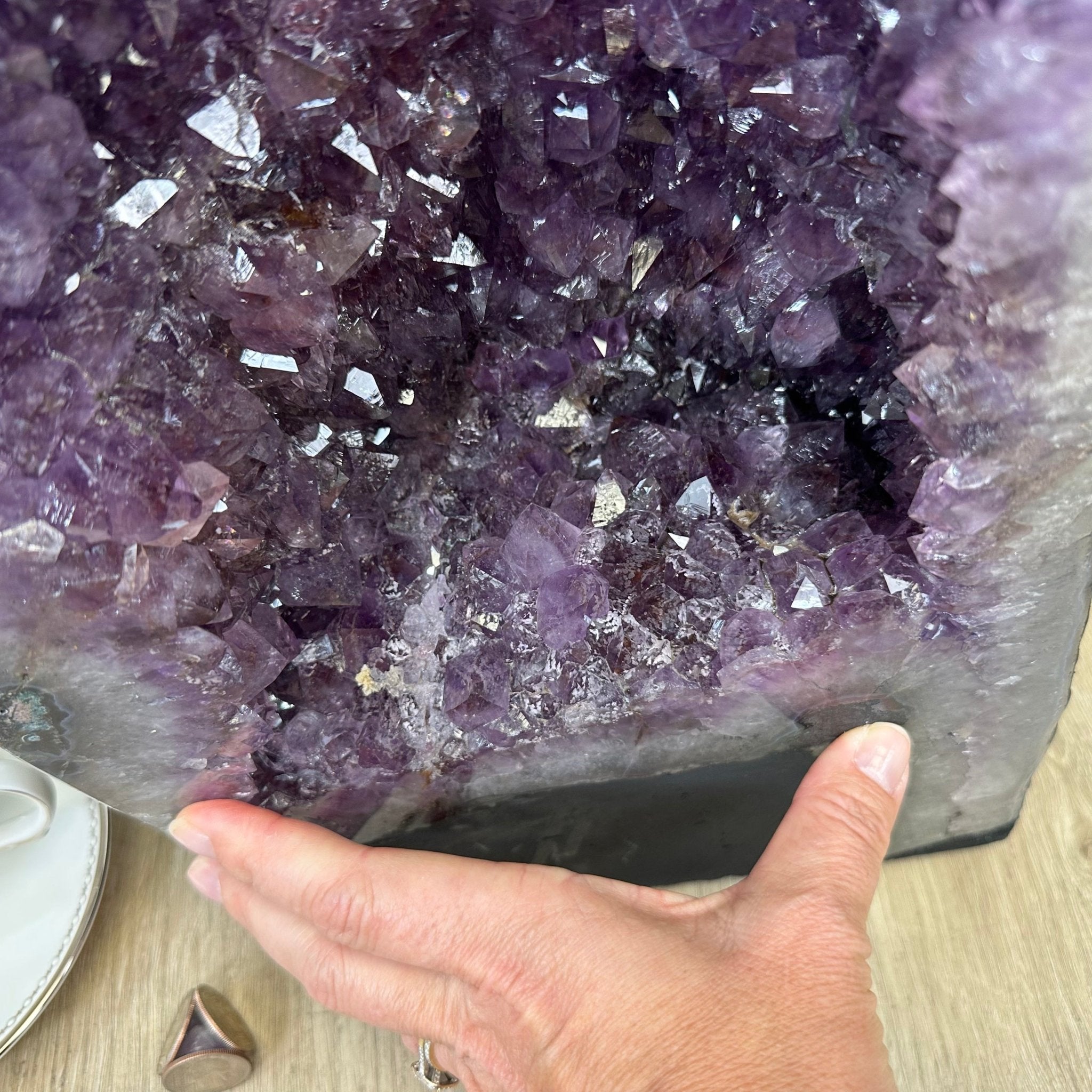 Extra Quality Brazilian Amethyst Cathedral, 103.6 lbs & 43" Tall, Model #5601-1212 by Brazil Gems - Brazil GemsBrazil GemsExtra Quality Brazilian Amethyst Cathedral, 103.6 lbs & 43" Tall, Model #5601-1212 by Brazil GemsCathedrals5601-1212