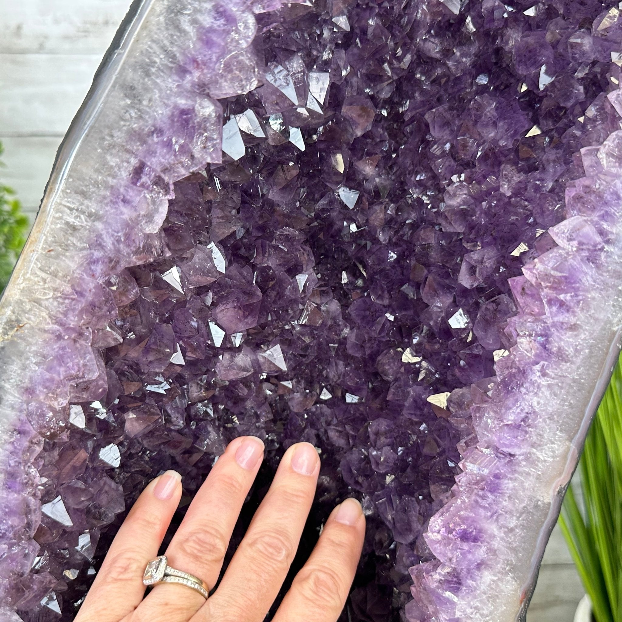 Extra Quality Brazilian Amethyst Cathedral, 103.6 lbs & 43" Tall, Model #5601-1212 by Brazil Gems - Brazil GemsBrazil GemsExtra Quality Brazilian Amethyst Cathedral, 103.6 lbs & 43" Tall, Model #5601-1212 by Brazil GemsCathedrals5601-1212
