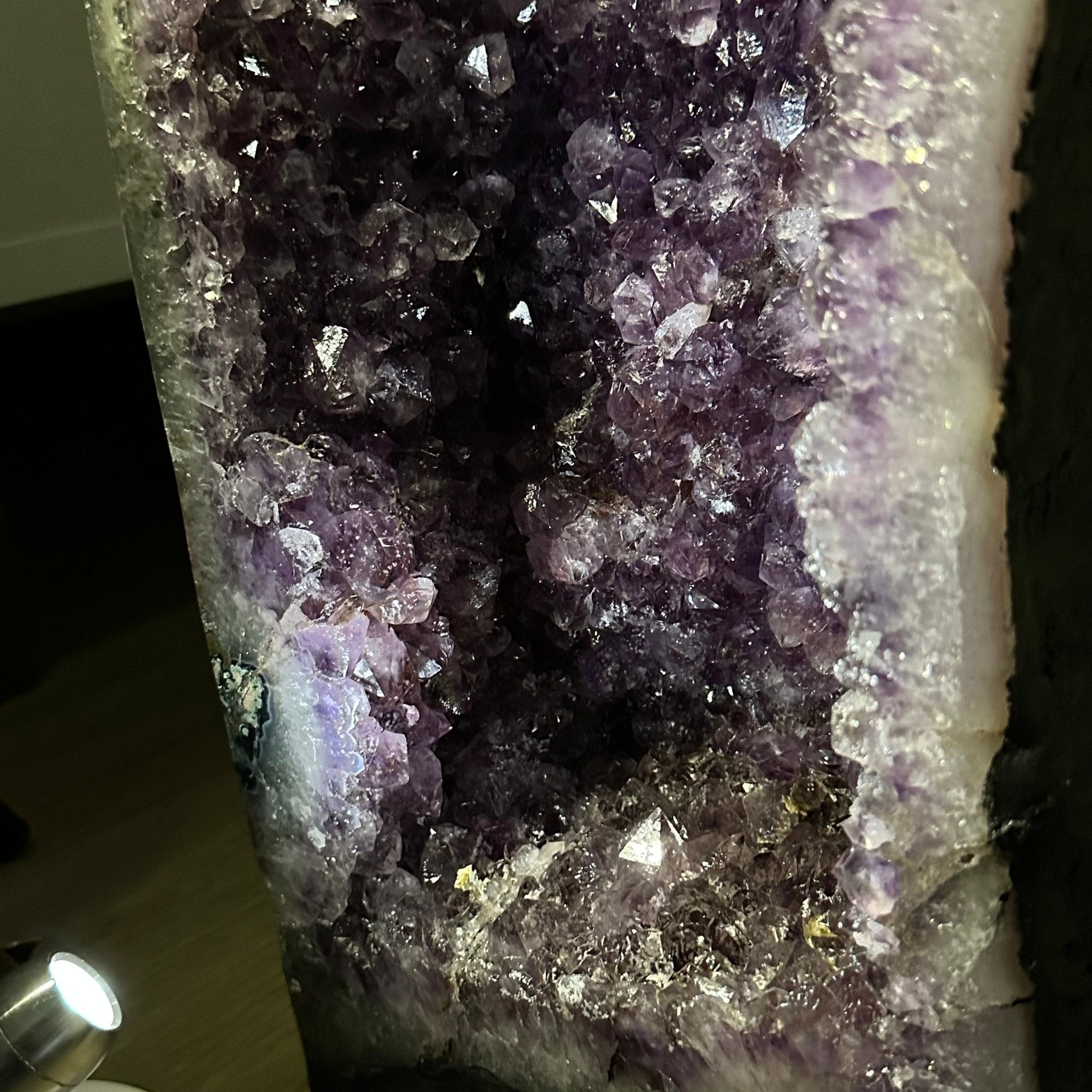 Extra Quality Brazilian Amethyst Cathedral, 103.6 lbs & 43" Tall, Model #5601-1212 by Brazil Gems - Brazil GemsBrazil GemsExtra Quality Brazilian Amethyst Cathedral, 103.6 lbs & 43" Tall, Model #5601-1212 by Brazil GemsCathedrals5601-1212