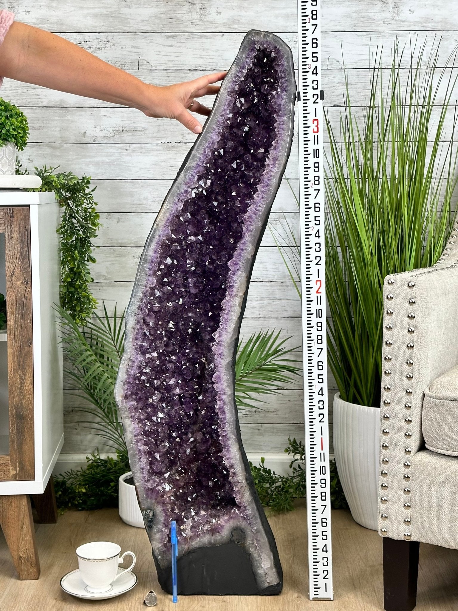 Extra Quality Brazilian Amethyst Cathedral, 103.6 lbs & 43" Tall, Model #5601-1212 by Brazil Gems - Brazil GemsBrazil GemsExtra Quality Brazilian Amethyst Cathedral, 103.6 lbs & 43" Tall, Model #5601-1212 by Brazil GemsCathedrals5601-1212