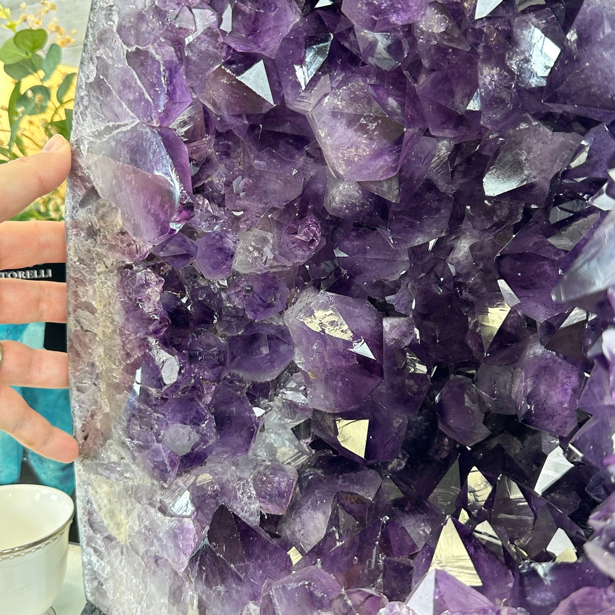 Extra Quality Brazilian Amethyst Cathedral, 108 lbs & 24.25" Tall, Model #5601-1183 by Brazil Gems - Brazil GemsBrazil GemsExtra Quality Brazilian Amethyst Cathedral, 108 lbs & 24.25" Tall, Model #5601-1183 by Brazil GemsCathedrals5601-1183