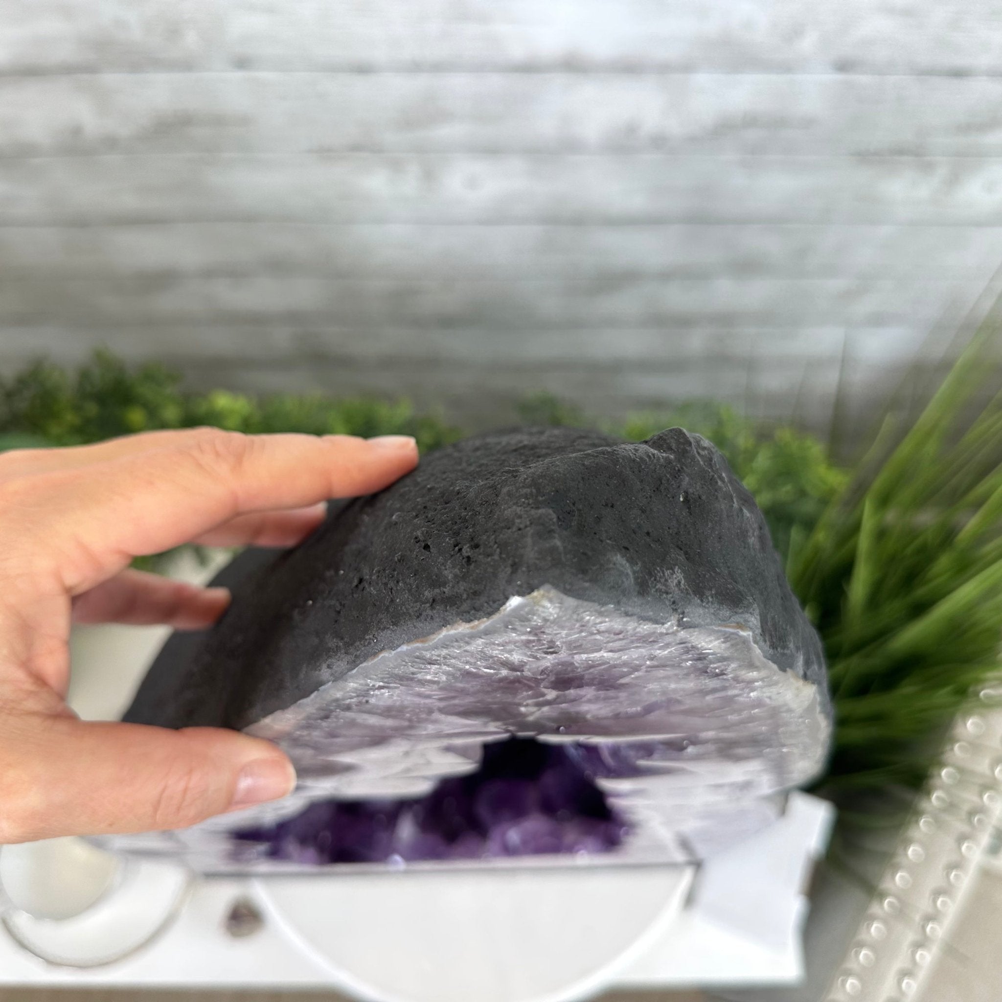 Extra Quality Brazilian Amethyst Cathedral, 108 lbs & 24.25" Tall, Model #5601-1183 by Brazil Gems - Brazil GemsBrazil GemsExtra Quality Brazilian Amethyst Cathedral, 108 lbs & 24.25" Tall, Model #5601-1183 by Brazil GemsCathedrals5601-1183