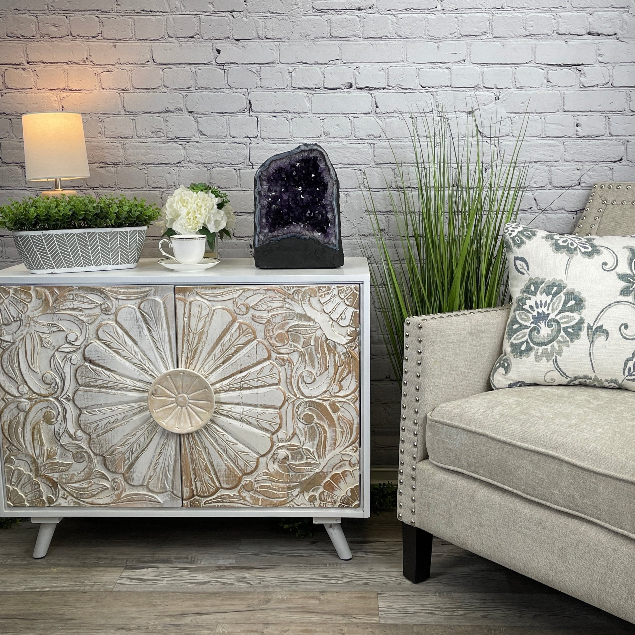 Extra Quality Brazilian Amethyst Cathedral, 11.75” tall & 25.9 lbs #5601-0472 by Brazil Gems - Brazil GemsBrazil GemsExtra Quality Brazilian Amethyst Cathedral, 11.75” tall & 25.9 lbs #5601-0472 by Brazil GemsCathedrals5601-0472