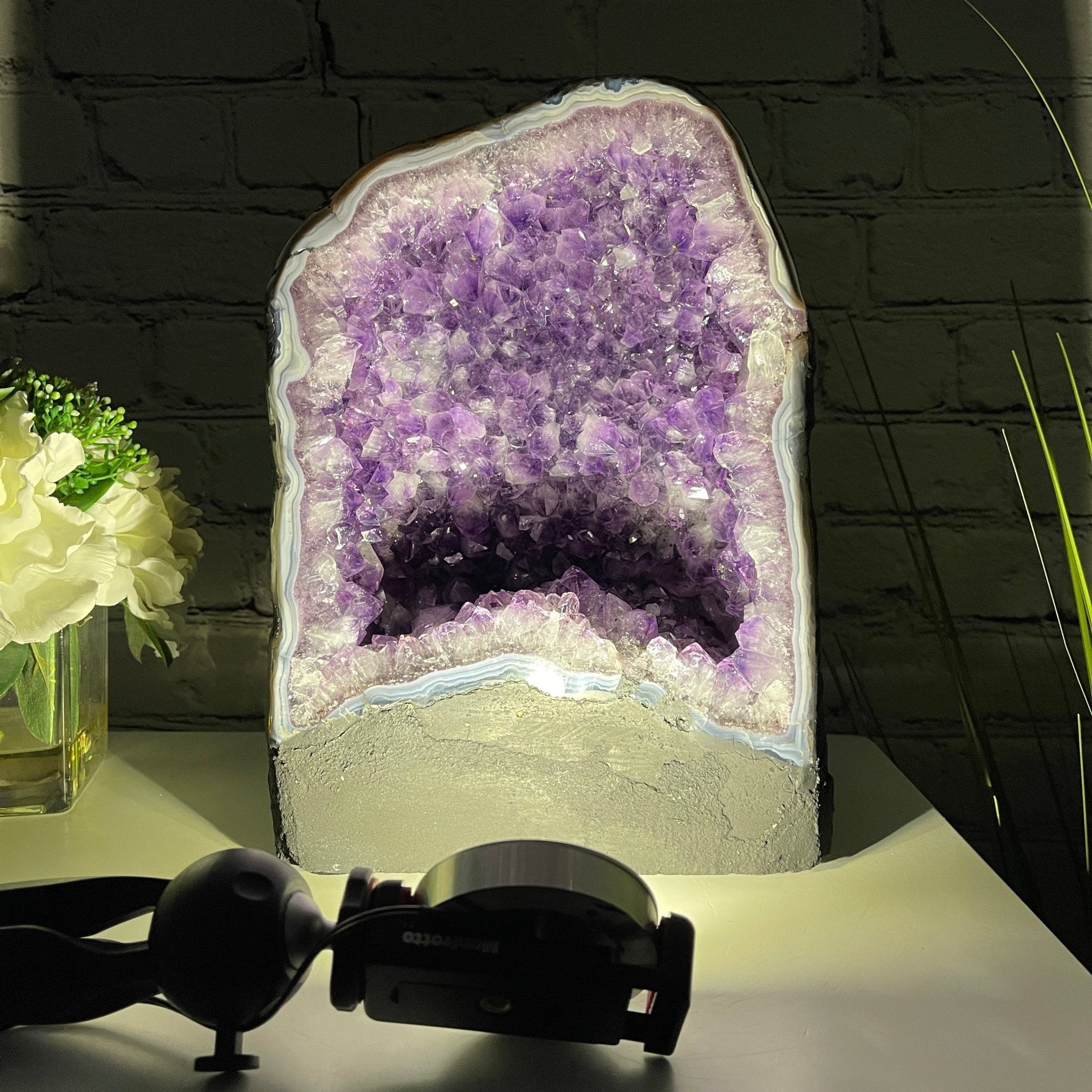 Extra Quality Brazilian Amethyst Cathedral, 11.75” tall & 25.9 lbs #5601-0472 by Brazil Gems - Brazil GemsBrazil GemsExtra Quality Brazilian Amethyst Cathedral, 11.75” tall & 25.9 lbs #5601-0472 by Brazil GemsCathedrals5601-0472