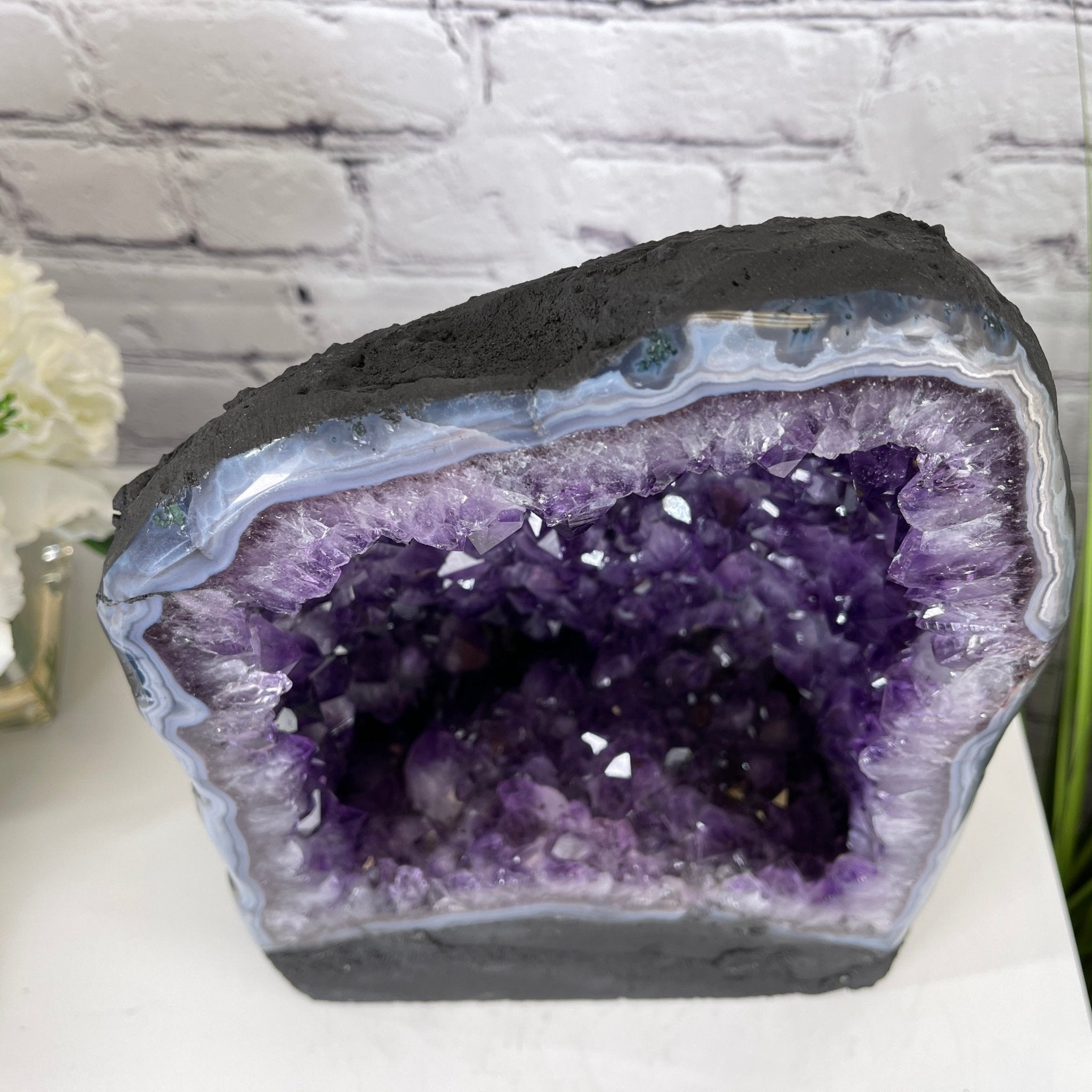 Extra Quality Brazilian Amethyst Cathedral, 11.75” tall & 25.9 lbs #5601-0472 by Brazil Gems - Brazil GemsBrazil GemsExtra Quality Brazilian Amethyst Cathedral, 11.75” tall & 25.9 lbs #5601-0472 by Brazil GemsCathedrals5601-0472