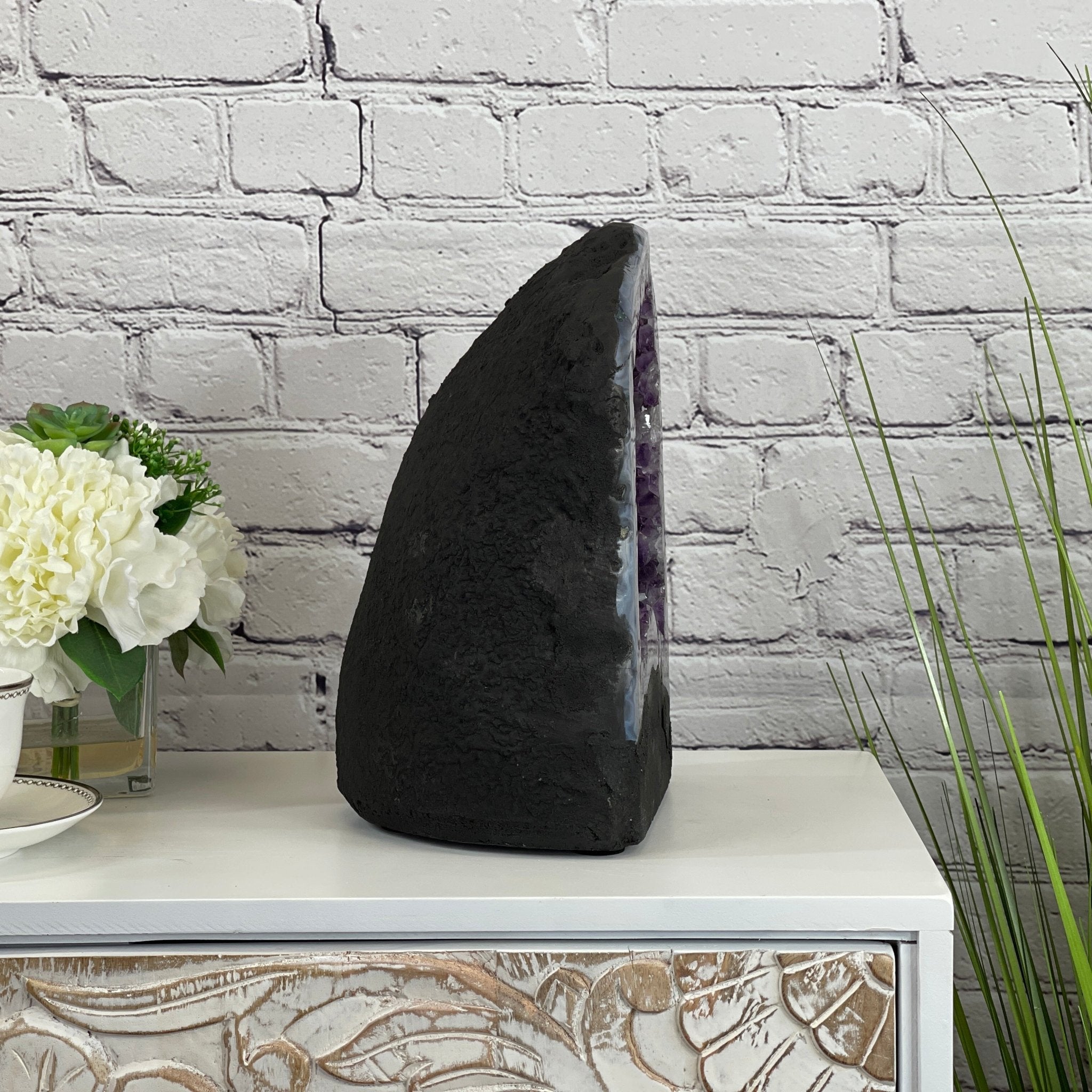 Extra Quality Brazilian Amethyst Cathedral, 11.75” tall & 25.9 lbs #5601-0472 by Brazil Gems - Brazil GemsBrazil GemsExtra Quality Brazilian Amethyst Cathedral, 11.75” tall & 25.9 lbs #5601-0472 by Brazil GemsCathedrals5601-0472