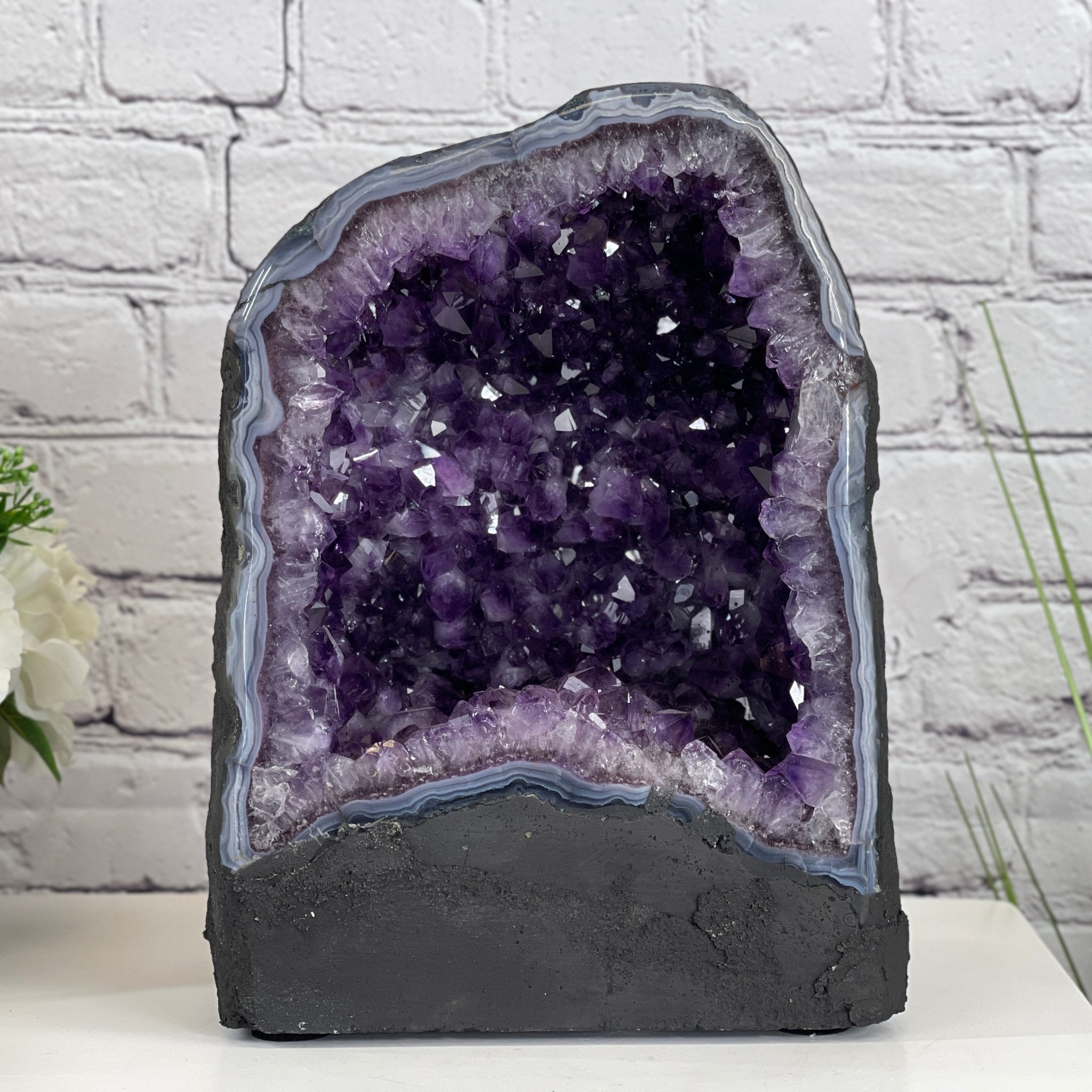 Extra Quality Brazilian Amethyst Cathedral, 11.75” tall & 25.9 lbs #5601-0472 by Brazil Gems - Brazil GemsBrazil GemsExtra Quality Brazilian Amethyst Cathedral, 11.75” tall & 25.9 lbs #5601-0472 by Brazil GemsCathedrals5601-0472