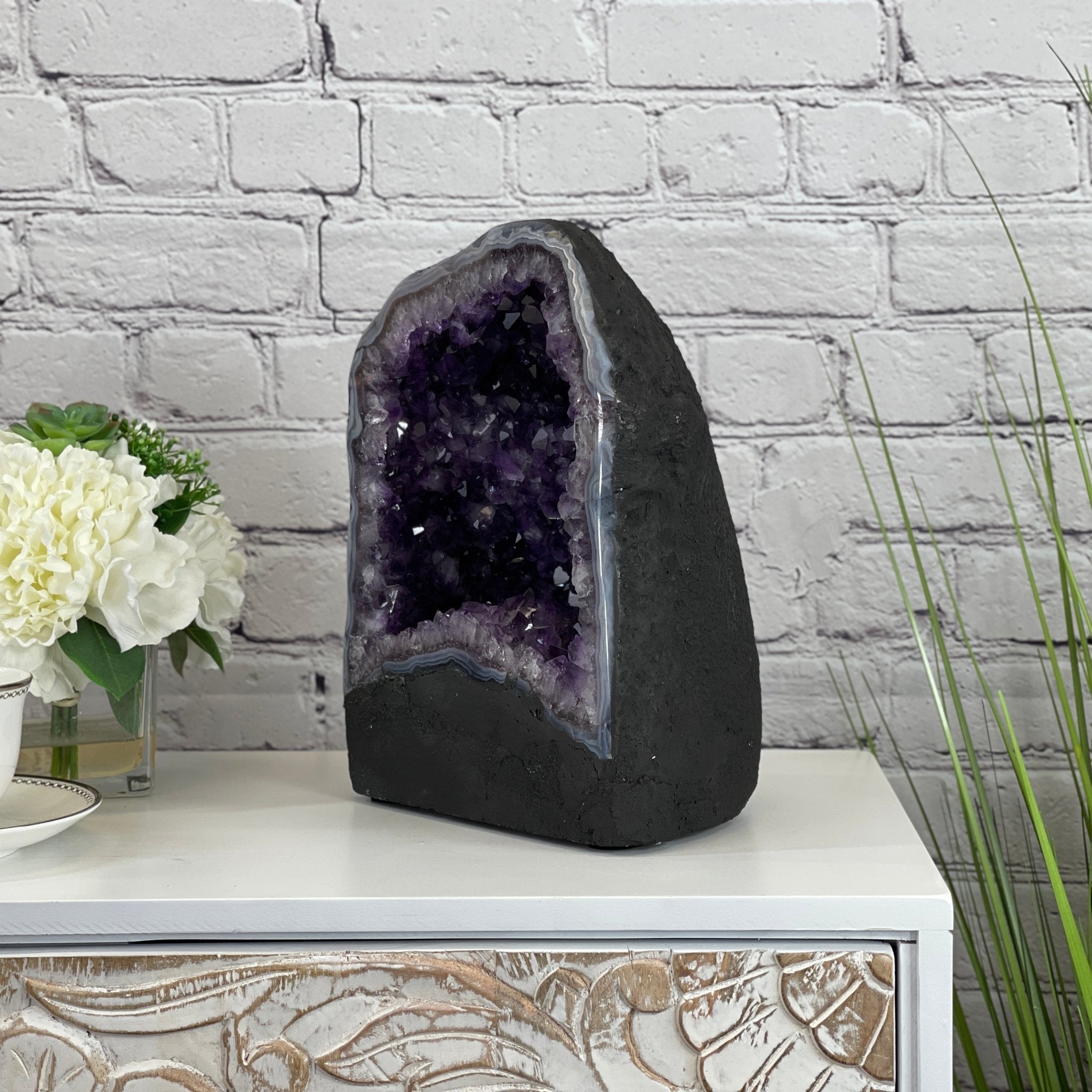 Extra Quality Brazilian Amethyst Cathedral, 11.75” tall & 25.9 lbs #5601-0472 by Brazil Gems - Brazil GemsBrazil GemsExtra Quality Brazilian Amethyst Cathedral, 11.75” tall & 25.9 lbs #5601-0472 by Brazil GemsCathedrals5601-0472