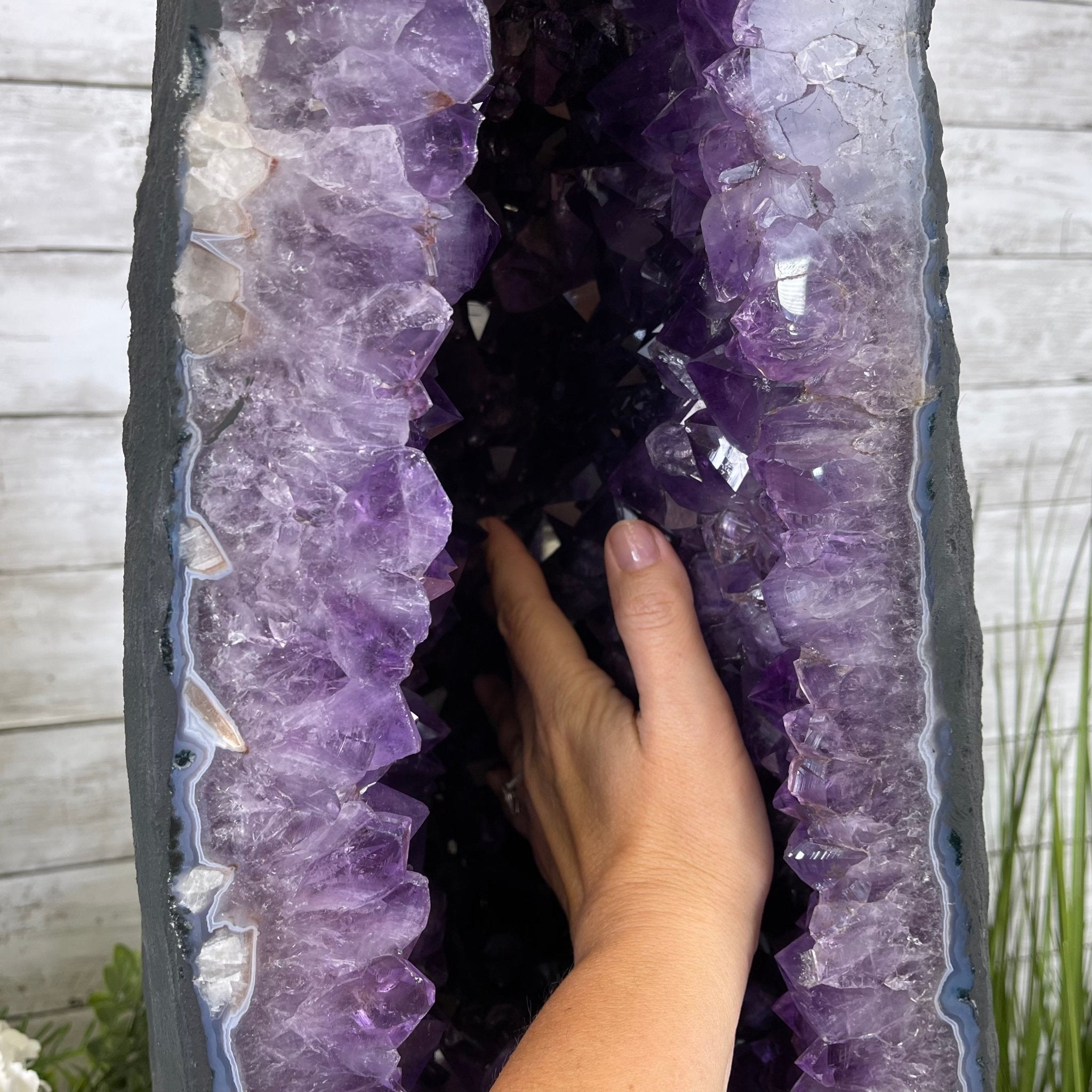 Extra Quality Brazilian Amethyst Cathedral, 125.7 lbs & 29.75" Tall #5601-0711 by Brazil Gems - Brazil GemsBrazil GemsExtra Quality Brazilian Amethyst Cathedral, 125.7 lbs & 29.75" Tall #5601-0711 by Brazil GemsCathedrals5601-0711