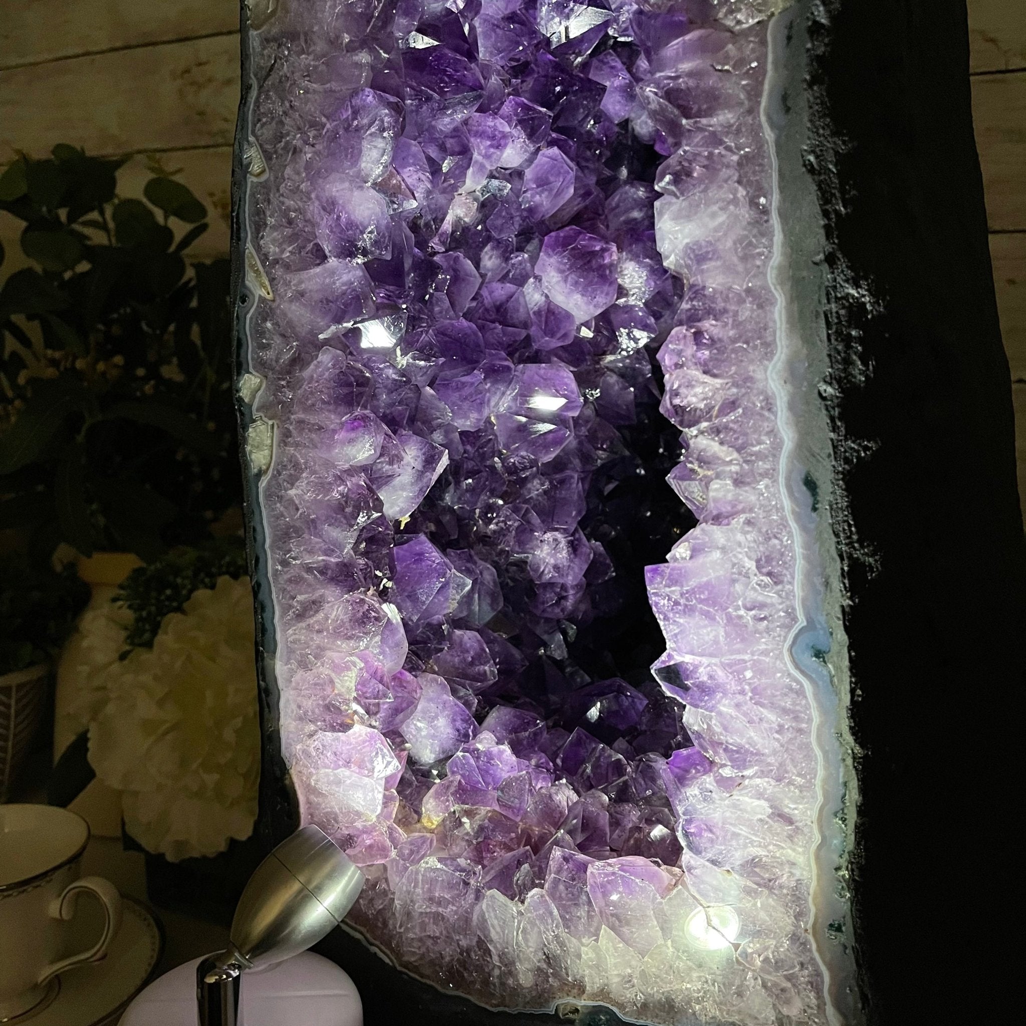 Extra Quality Brazilian Amethyst Cathedral, 125.7 lbs & 29.75" Tall #5601-0711 by Brazil Gems - Brazil GemsBrazil GemsExtra Quality Brazilian Amethyst Cathedral, 125.7 lbs & 29.75" Tall #5601-0711 by Brazil GemsCathedrals5601-0711