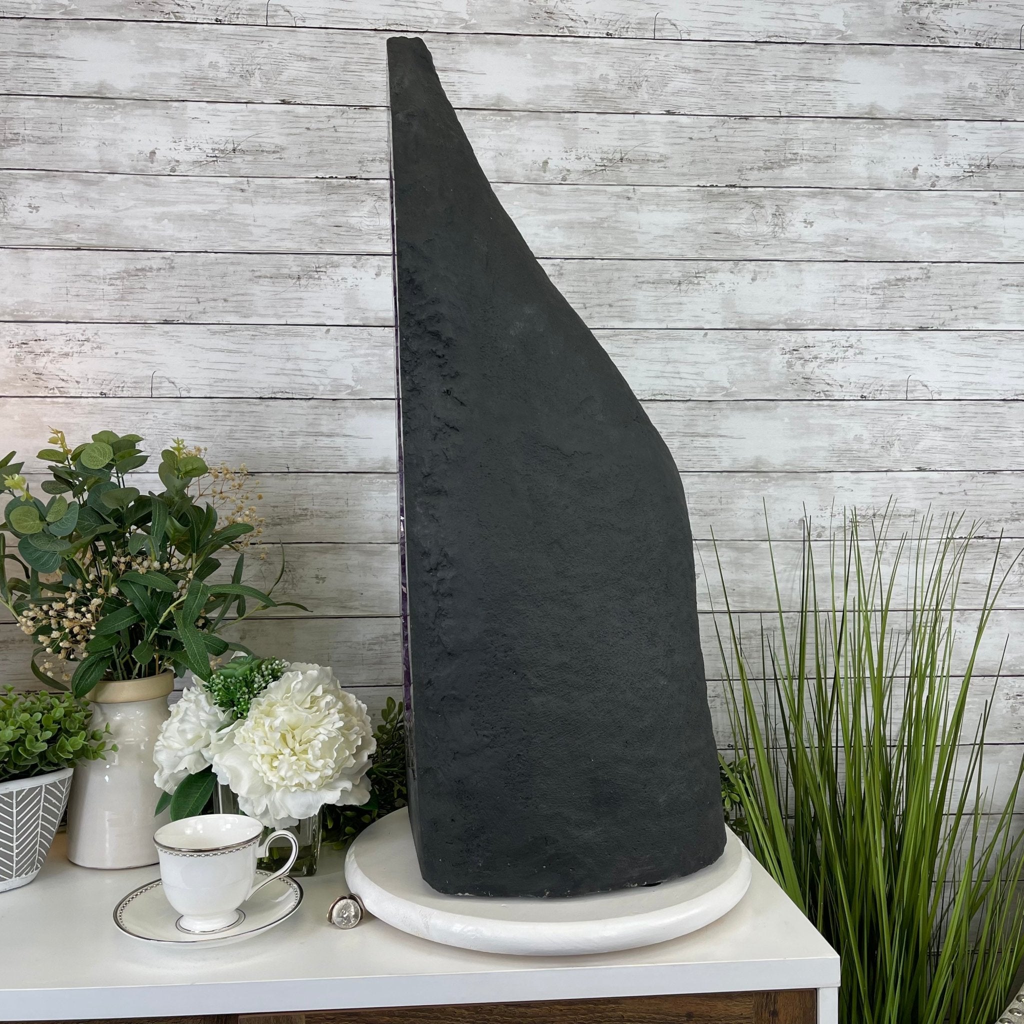 Extra Quality Brazilian Amethyst Cathedral, 125.7 lbs & 29.75" Tall #5601-0711 by Brazil Gems - Brazil GemsBrazil GemsExtra Quality Brazilian Amethyst Cathedral, 125.7 lbs & 29.75" Tall #5601-0711 by Brazil GemsCathedrals5601-0711