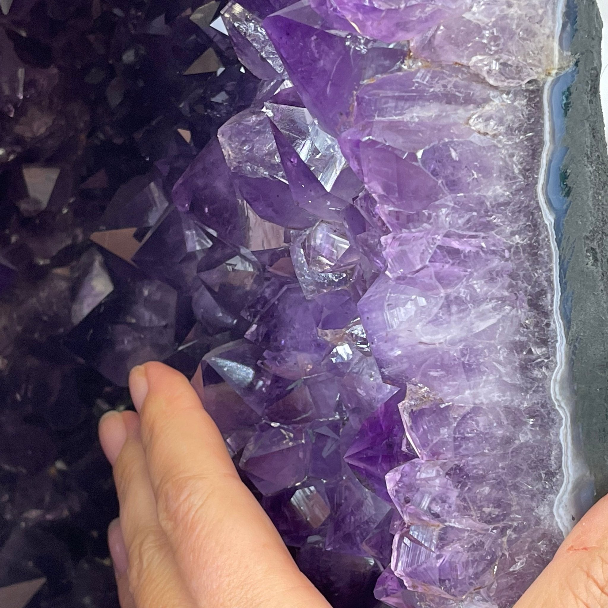 Extra Quality Brazilian Amethyst Cathedral, 125.7 lbs & 29.75" Tall #5601-0711 by Brazil Gems - Brazil GemsBrazil GemsExtra Quality Brazilian Amethyst Cathedral, 125.7 lbs & 29.75" Tall #5601-0711 by Brazil GemsCathedrals5601-0711