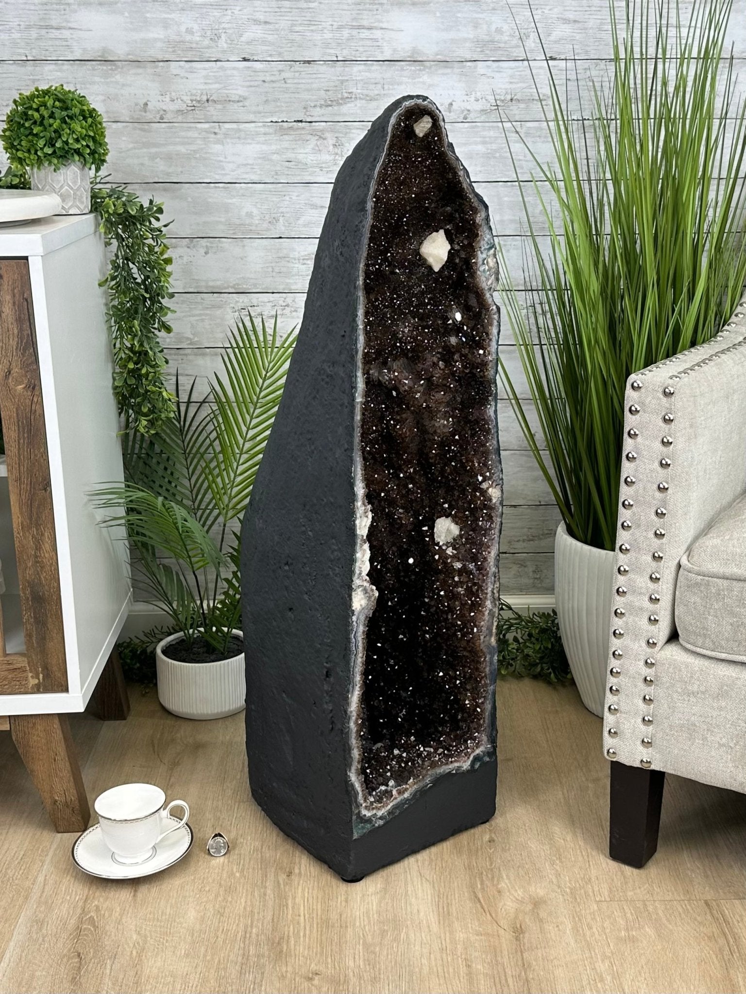 Extra Quality Brazilian Amethyst Cathedral, 128.5 lbs & 37.2" Tall, Model #5601-1225 by Brazil Gems - Brazil GemsBrazil GemsExtra Quality Brazilian Amethyst Cathedral, 128.5 lbs & 37.2" Tall, Model #5601-1225 by Brazil GemsCathedrals5601-1225