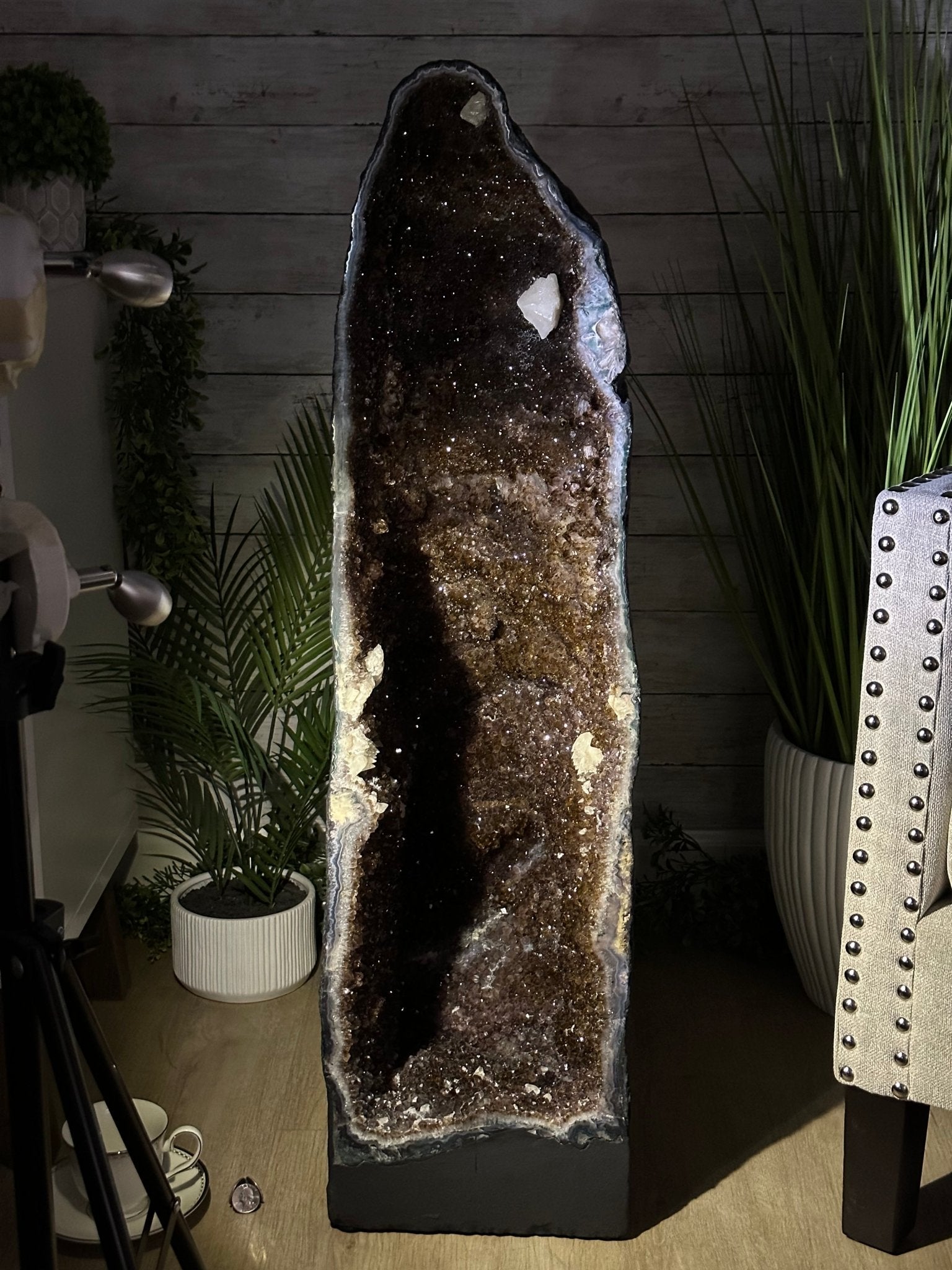 Extra Quality Brazilian Amethyst Cathedral, 128.5 lbs & 37.2" Tall, Model #5601-1225 by Brazil Gems - Brazil GemsBrazil GemsExtra Quality Brazilian Amethyst Cathedral, 128.5 lbs & 37.2" Tall, Model #5601-1225 by Brazil GemsCathedrals5601-1225