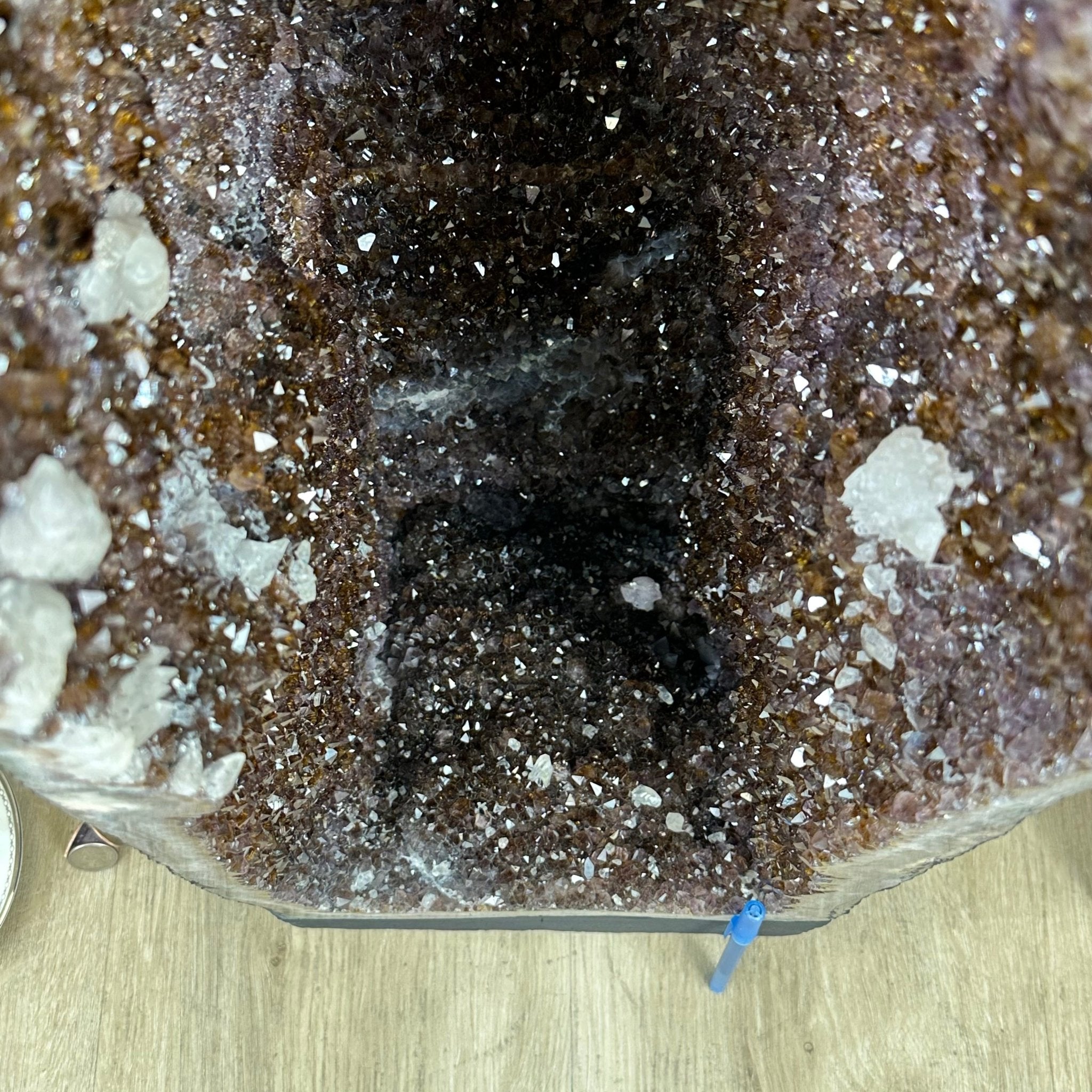 Extra Quality Brazilian Amethyst Cathedral, 128.5 lbs & 37.2" Tall, Model #5601-1225 by Brazil Gems - Brazil GemsBrazil GemsExtra Quality Brazilian Amethyst Cathedral, 128.5 lbs & 37.2" Tall, Model #5601-1225 by Brazil GemsCathedrals5601-1225