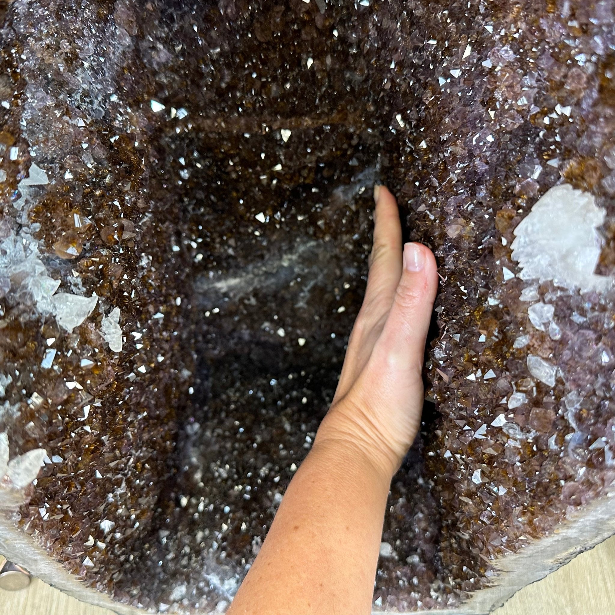 Extra Quality Brazilian Amethyst Cathedral, 128.5 lbs & 37.2" Tall, Model #5601-1225 by Brazil Gems - Brazil GemsBrazil GemsExtra Quality Brazilian Amethyst Cathedral, 128.5 lbs & 37.2" Tall, Model #5601-1225 by Brazil GemsCathedrals5601-1225