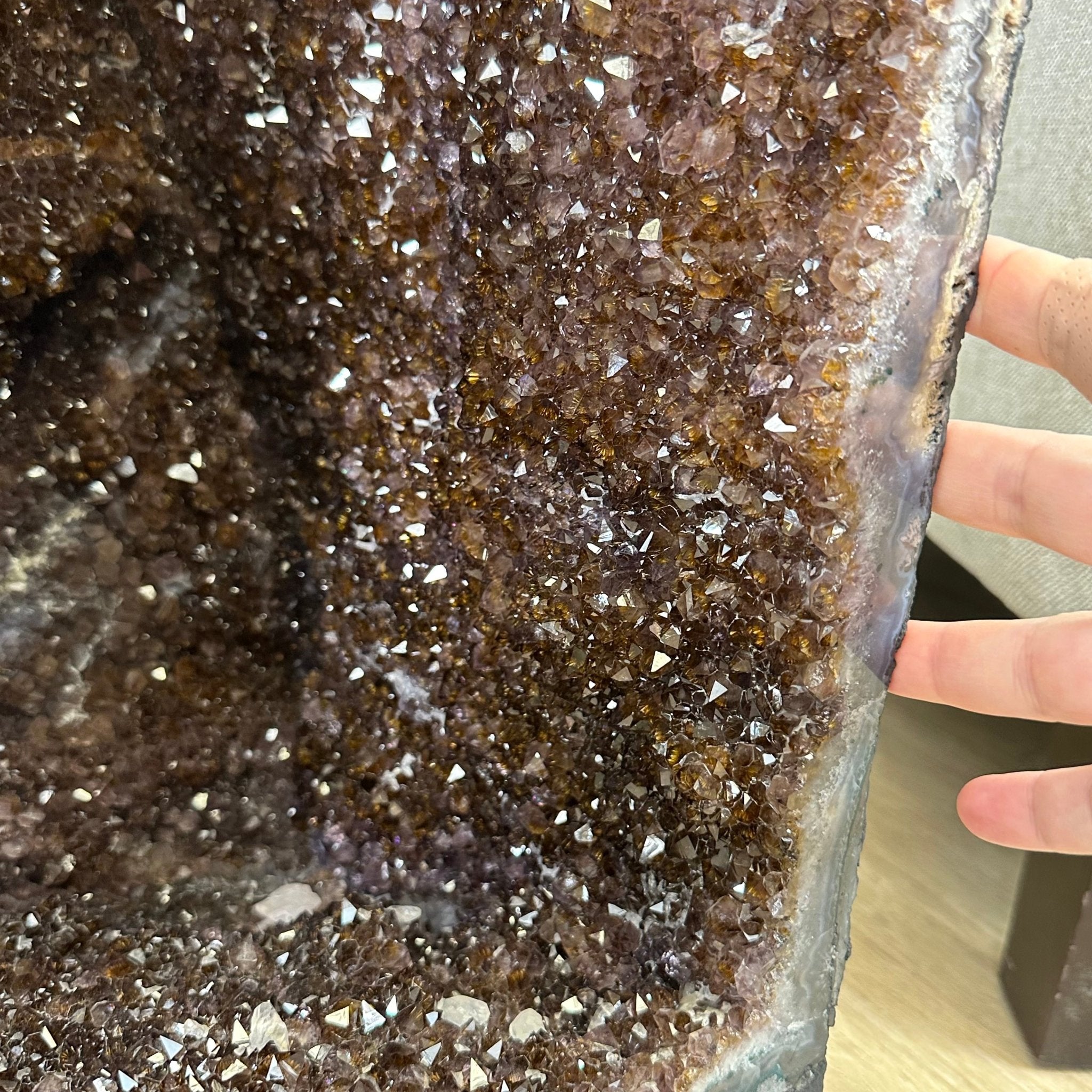 Extra Quality Brazilian Amethyst Cathedral, 128.5 lbs & 37.2" Tall, Model #5601-1225 by Brazil Gems - Brazil GemsBrazil GemsExtra Quality Brazilian Amethyst Cathedral, 128.5 lbs & 37.2" Tall, Model #5601-1225 by Brazil GemsCathedrals5601-1225